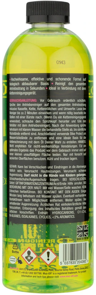 Muc-Off Drivetrain Cleaner Refill Bottle - Image 2