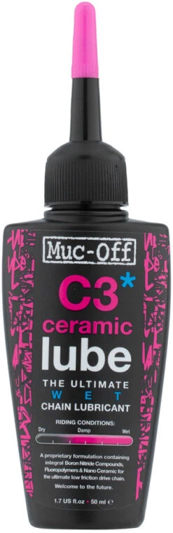 Muc-Off C3 Ceramic Wet Lube W/ UV Light
