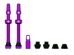 Muc-Off V2 Valves For Tubeless Tires - Purple - MTB & Road