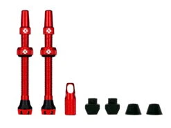 Muc-Off Valves V2 For Tubeless Tires - Red - MTB & Road