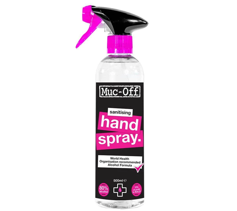 Muc-Off Antibacterial Disinfection Hand Spray 500 Ml