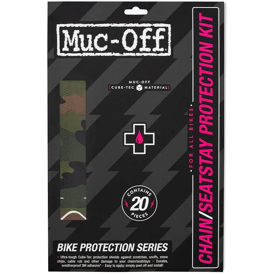 Muc-Off Frame And Chainstay Protector - Camo Black/green