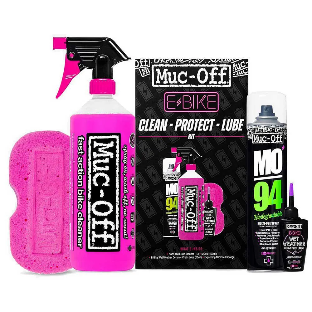 Muc-Off Cleaning/Protection/Lubricant Kit For E-Bike