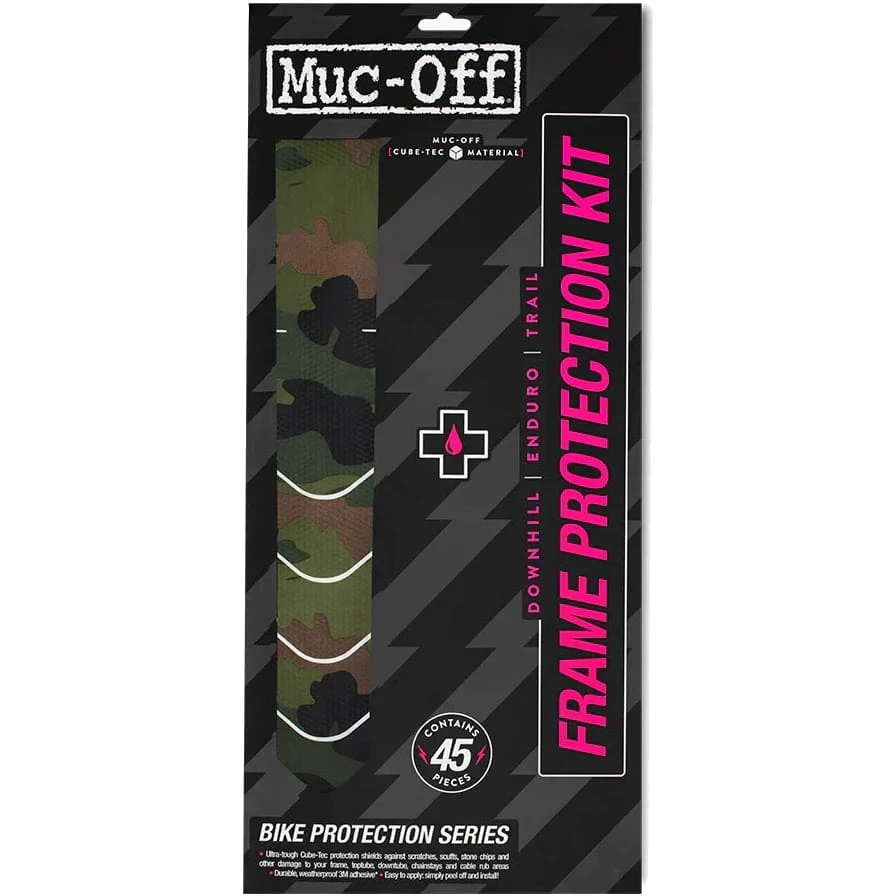 Muc-Off Frame Protector Kit DH/ENDURO/TRAIL - Camo Black/green